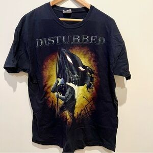 Black Disturbed Graphic Tshirt